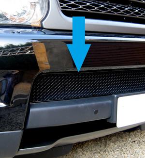 Range Rover Sport 2010 Lower Mesh Grille - Black Powder Coated Preview